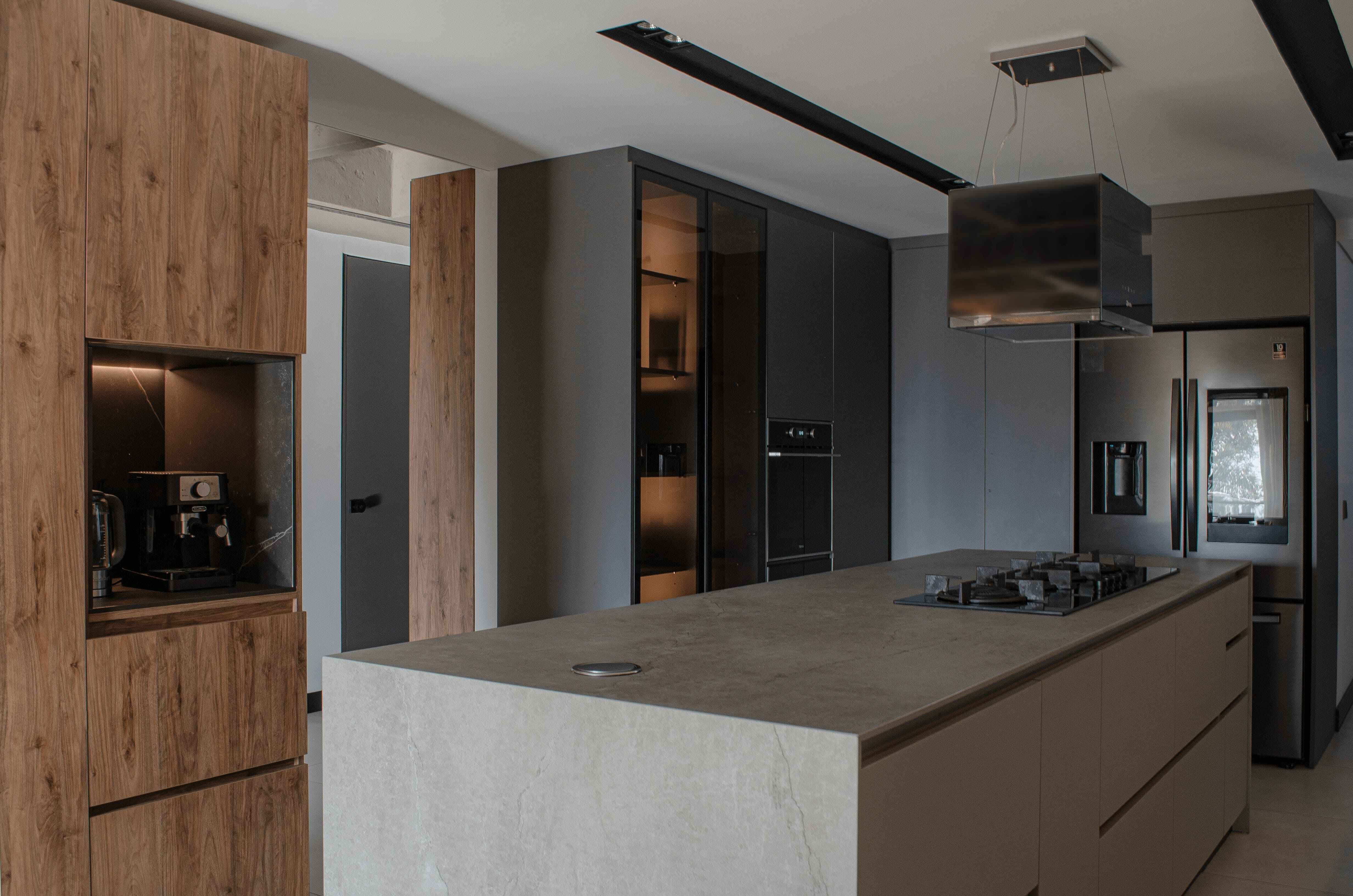 Cocina remodelada estilo industrial diseño interior